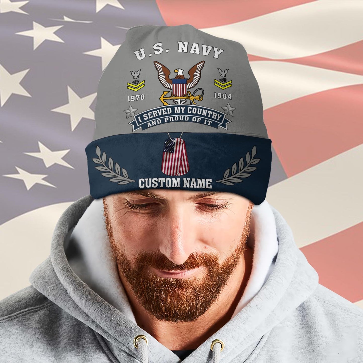 US Navy – Beanie Hat – Proud Patriot Edition