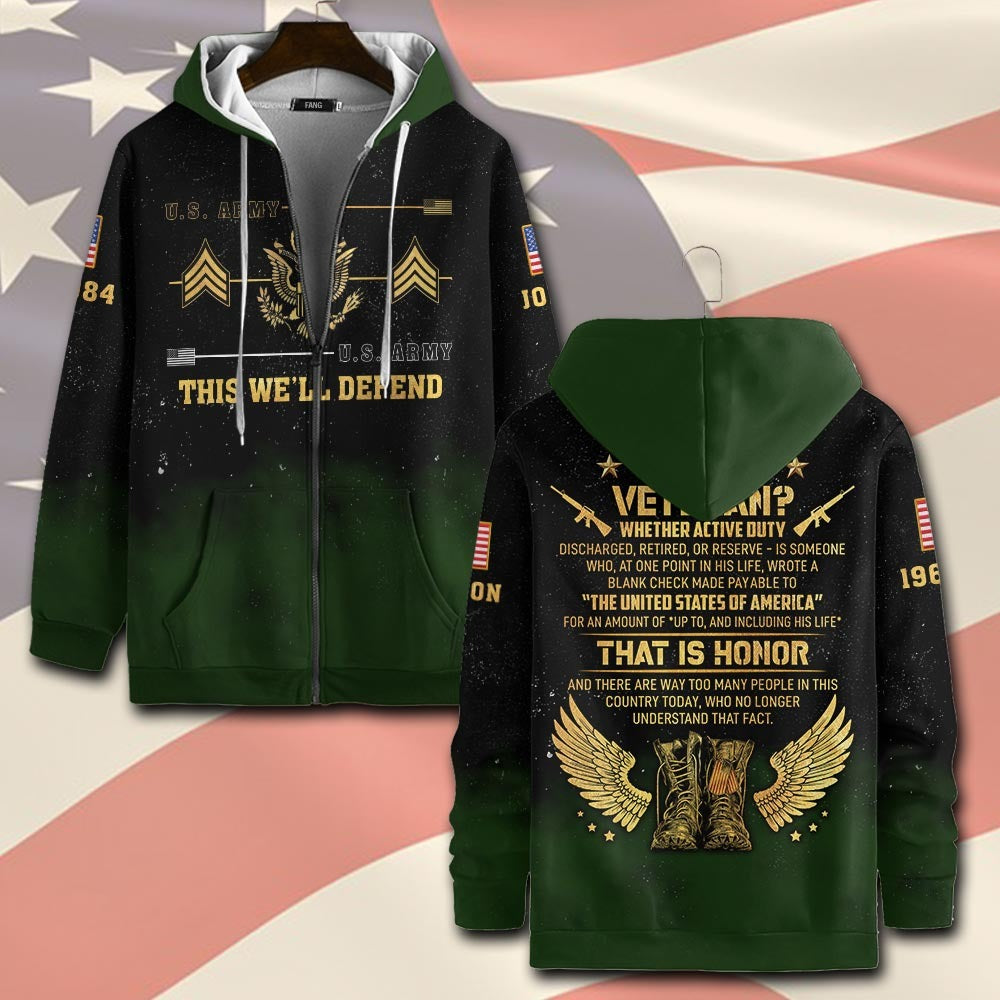 U.S Army – T-shirt – What is a Veteran?