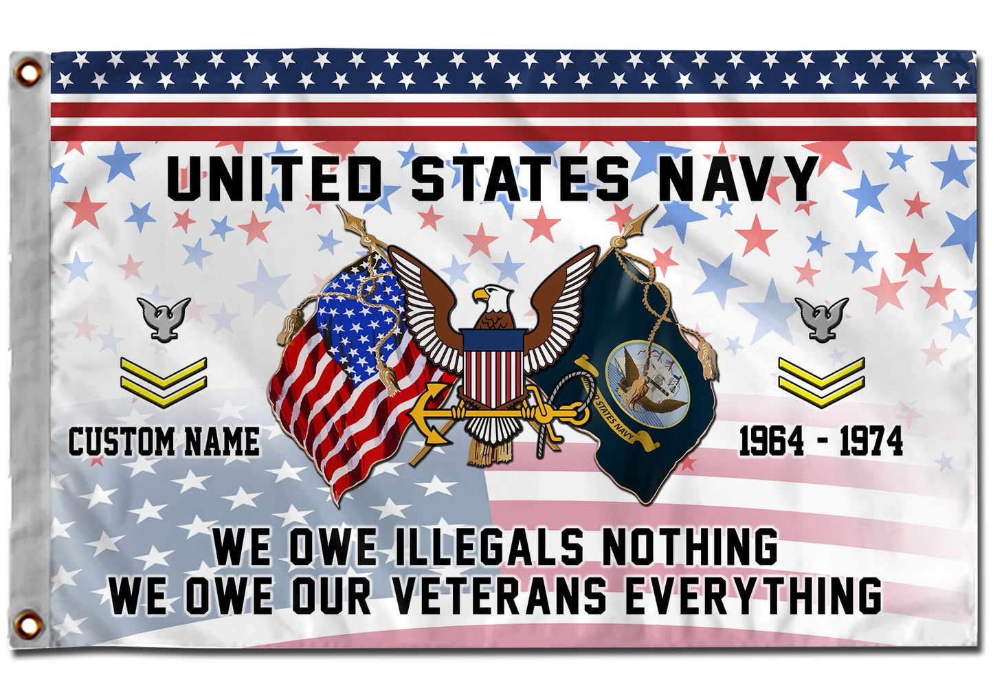 U.S. Navy Flying Flag – Semper Paratus