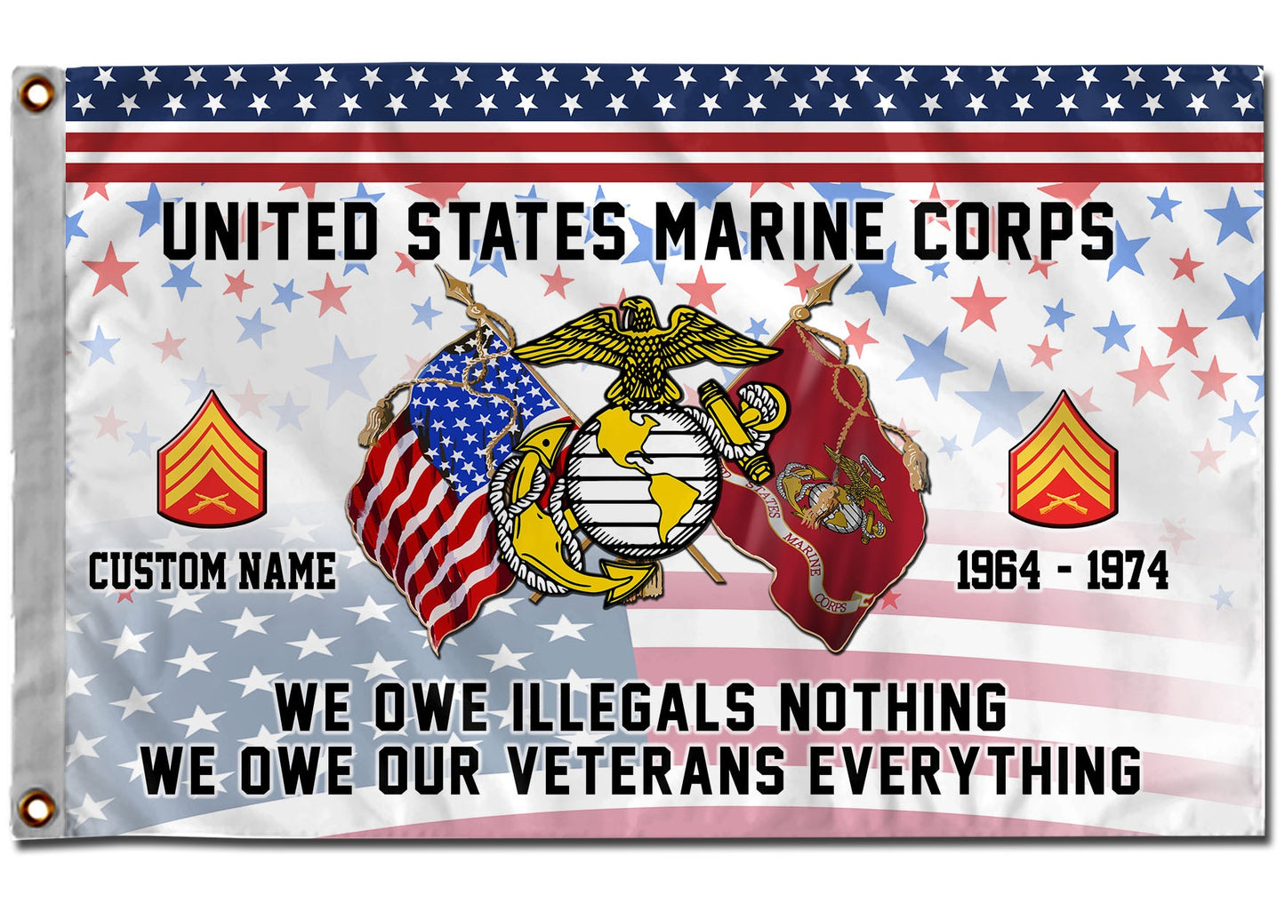 U.S. Marine Corps Flying Flag – Semper Paratus