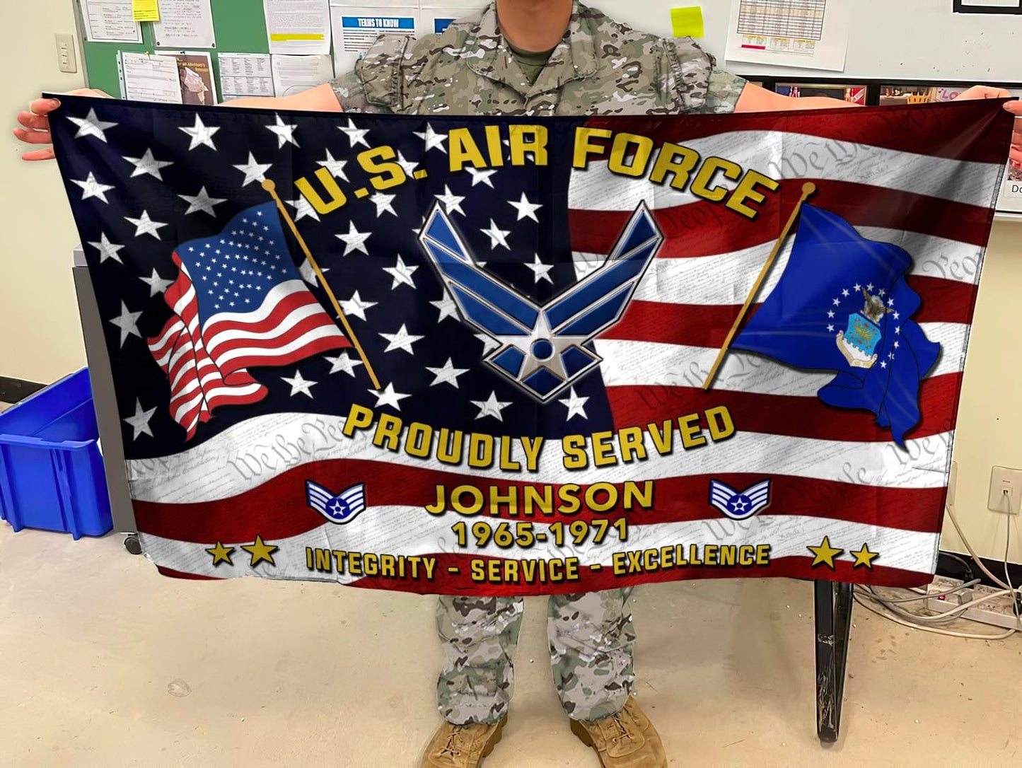 U.S. Air Force Flying Flag – DUTY - HONOR - COUNTRY