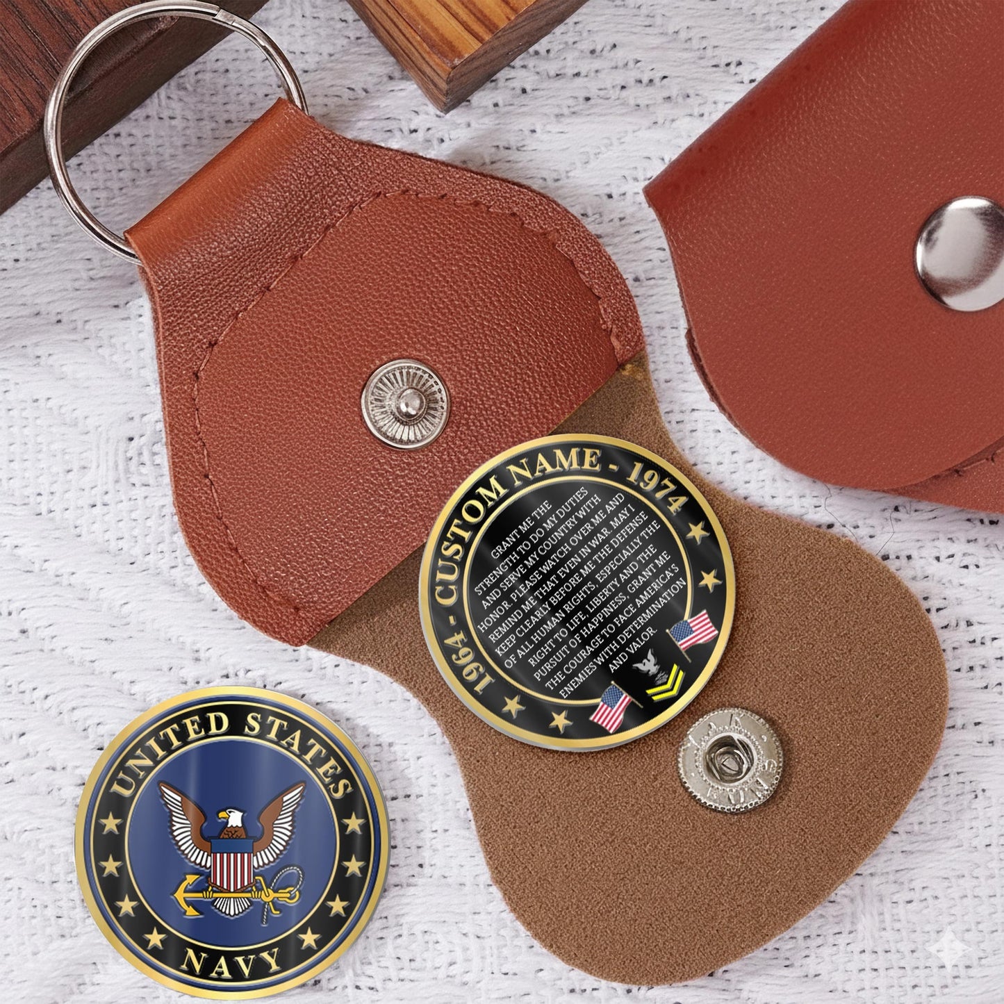 US Navy – Military Printed Challenge Coin – National Pride Medallion