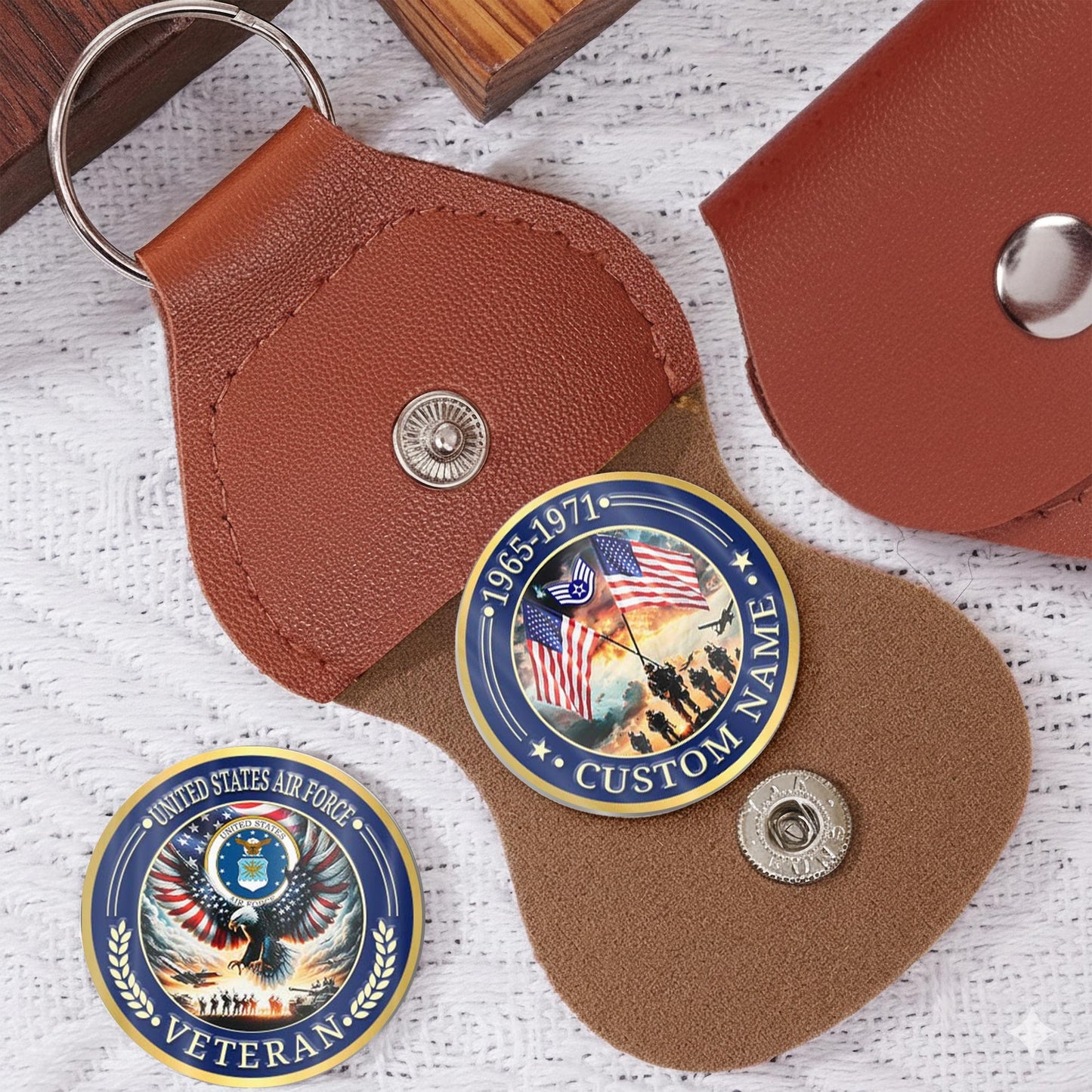 US Air Force – Military Printed Challenge Coin – Rising Eagle Tribute