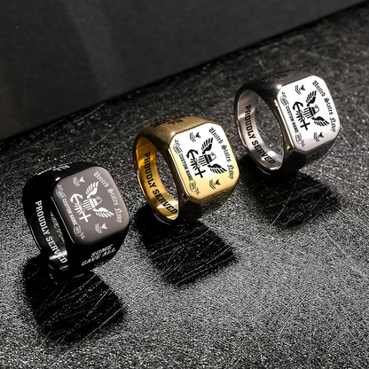 US Navy – Engraved Men's Ring – ALL GAVE SOME