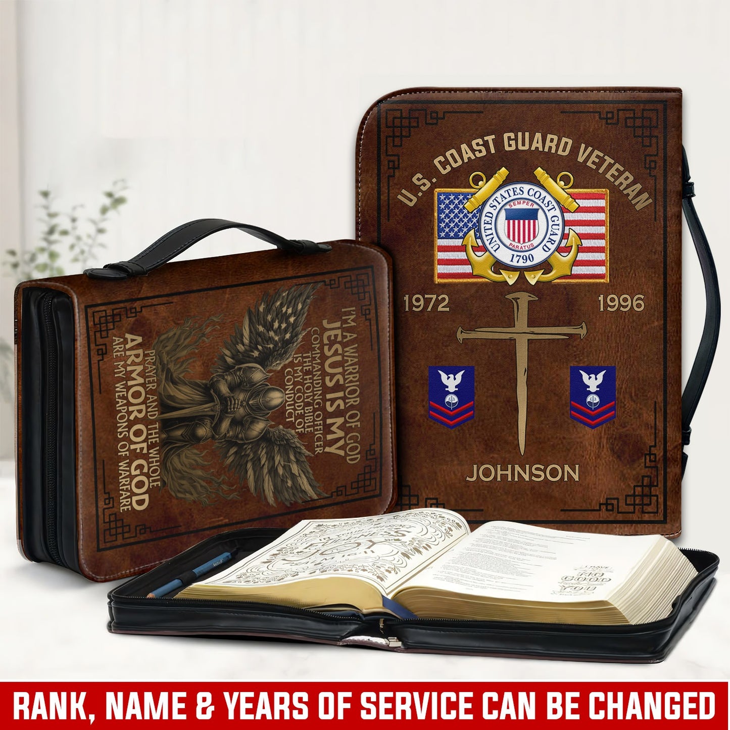 US Coast Guard – Bible Cover – Armor Of God