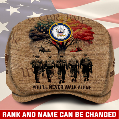 Personalized U.S. Navy Rank Jeff Cap