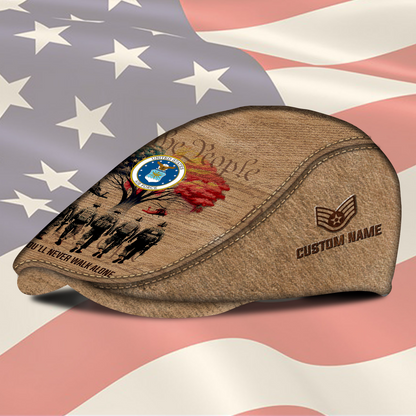 Personalized U.S. Air Force Rank Jeff Cap