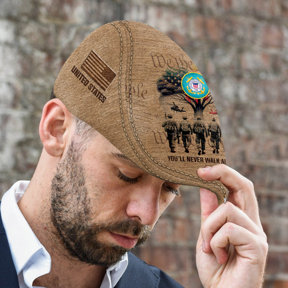 Personalized U.S. Coast Guard Rank Jeff Cap