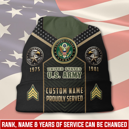 US Army – Beanie Hat – Proudly Served Edition