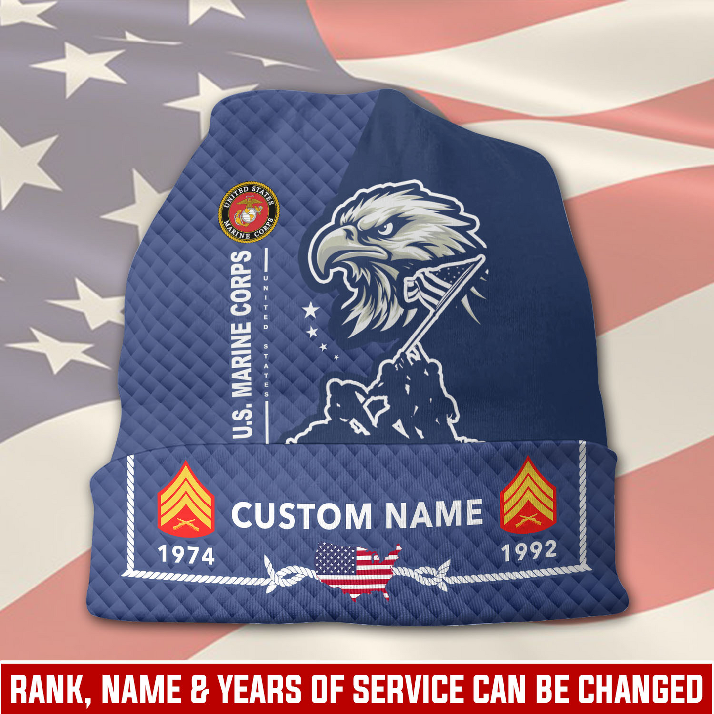 US Marine Corps – Beanie Hat – Eagle Line Legacy