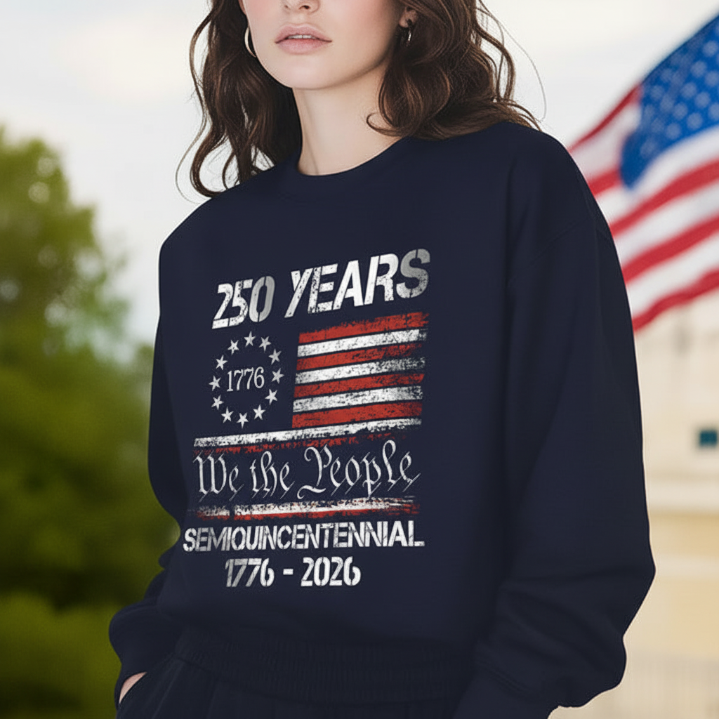 America’s 250th Anniversary United States Semiquincentennial Dark Sweatshirt