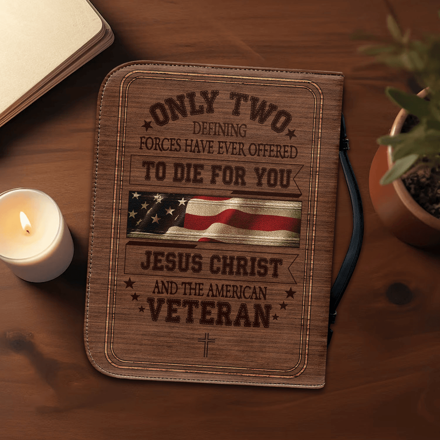 US Army – Bible Cover – Faith & Honor Veteran