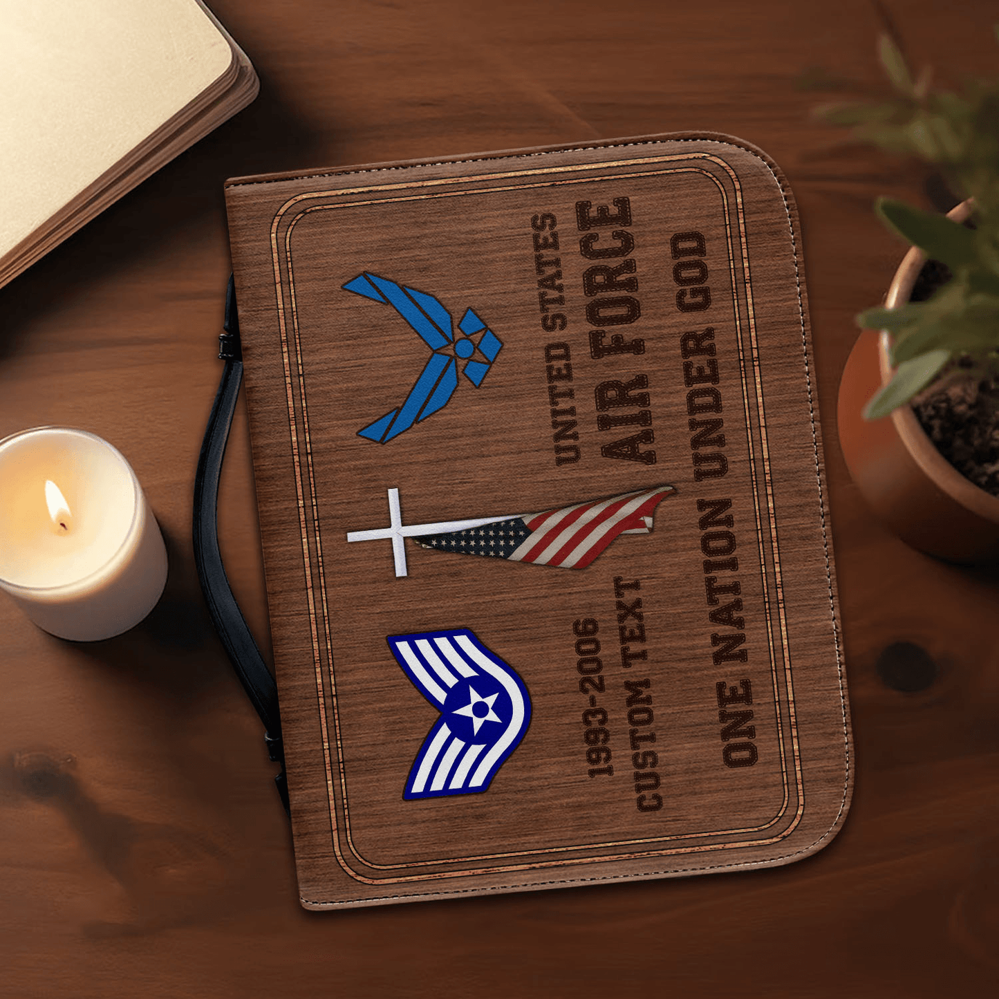US Air Force – Bible Cover – Faith & Honor Veteran