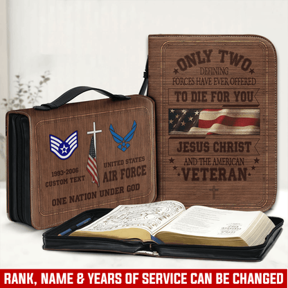 US Air Force – Bible Cover – Faith & Honor Veteran