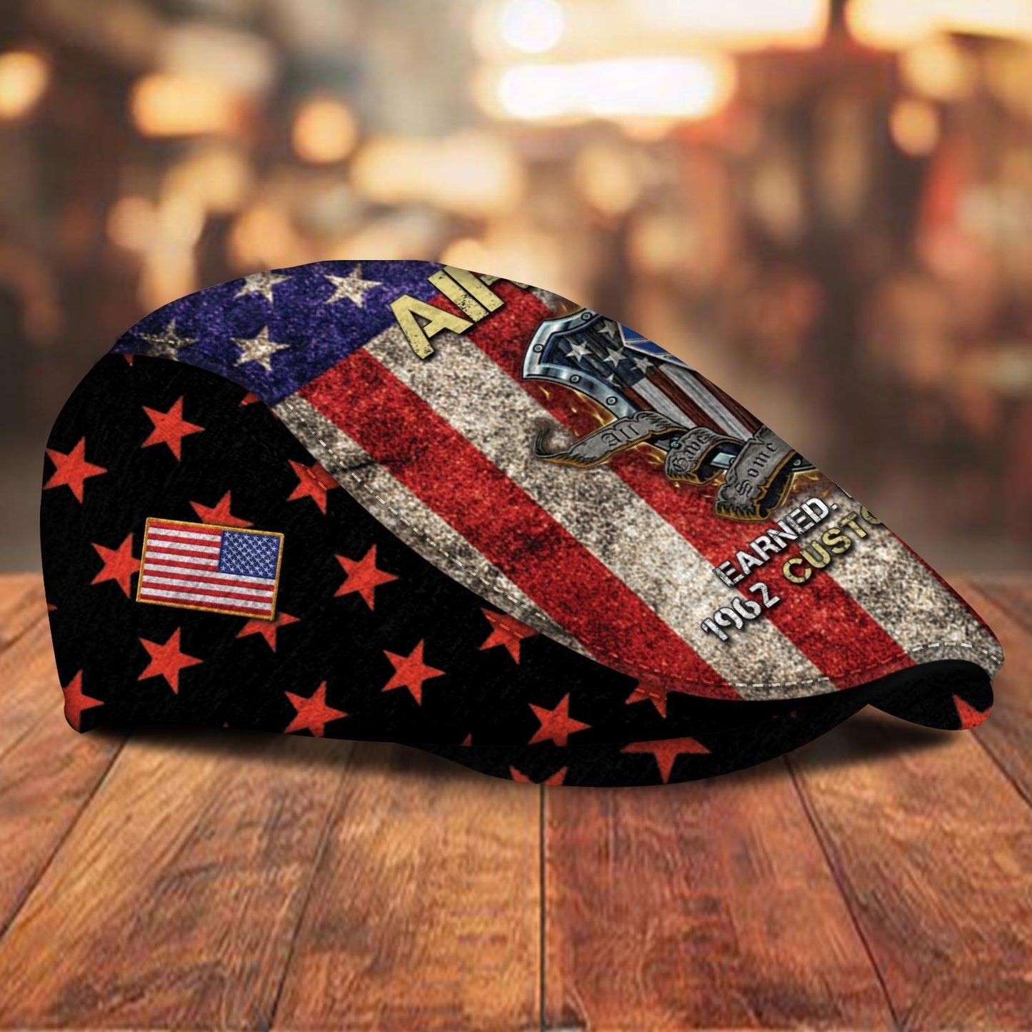 Custom U.S. Air Force Jeff Cap – Patriot Shield Design