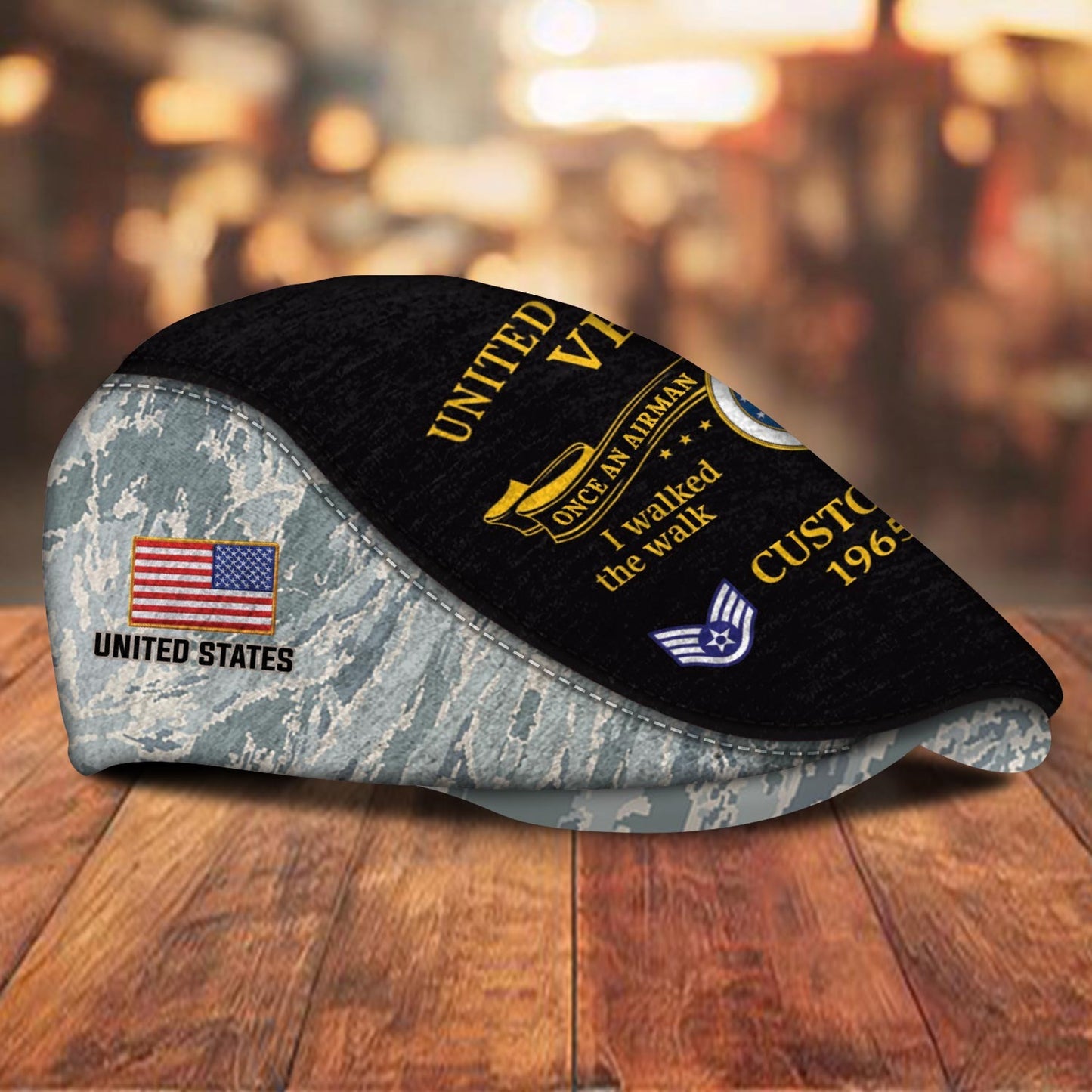 Custom U.S. Air Force Jeff Cap – Heritage Oath Emblem