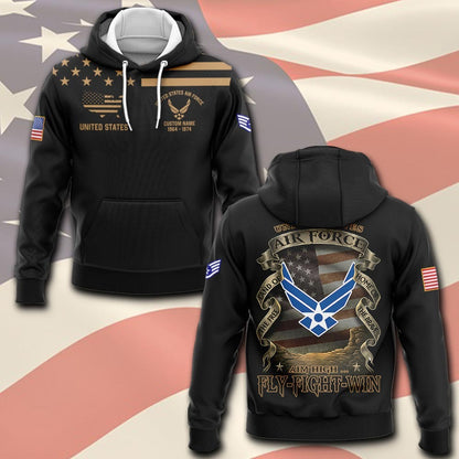 U.S Air Force – T-shirt – Vintage Gold Statement