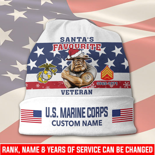US Marine Corps – Beanie Hat – Santa’s Favorite Veteran