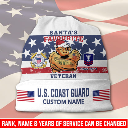 US Coast Guard – Beanie Hat – Santa’s Favorite Veteran