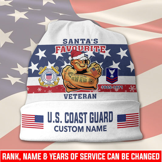 US Coast Guard – Beanie Hat – Santa’s Favorite Veteran