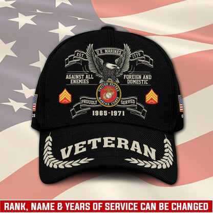 US Marine Corps – Classic Cap – Tactical Veteran Crest