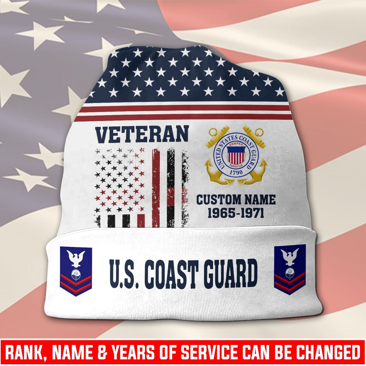 US Coast Guard – Beanie Hat – Veteran