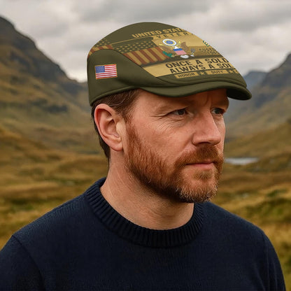 Custom U.S. Army Jeff Cap –  Old School Veteran Patch