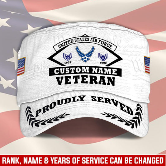 US Air Force – Military Cap -  Veteran Proud Served