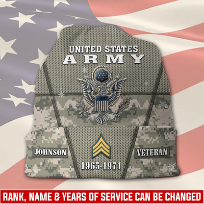 US Army – Beanie Hat – Digital Camo Veteran