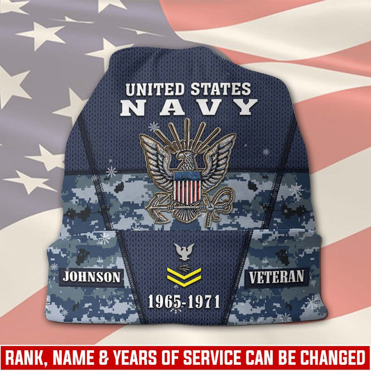 US Navy – Beanie Hat – Digital Camo Veteran