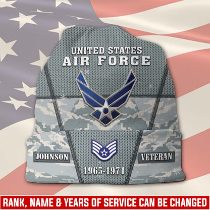 US Air Force – Beanie Hat – Digital Camo Veteran