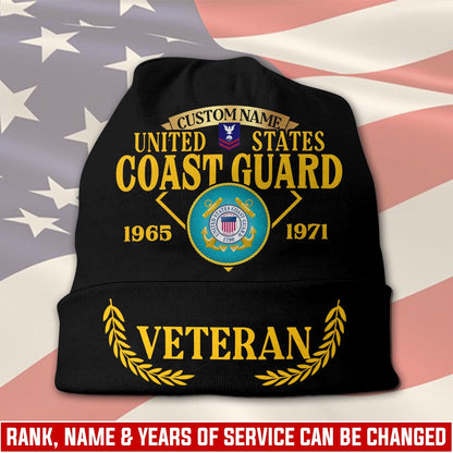 US Coast Guard – Beanie Hat – Proud Service Veteran