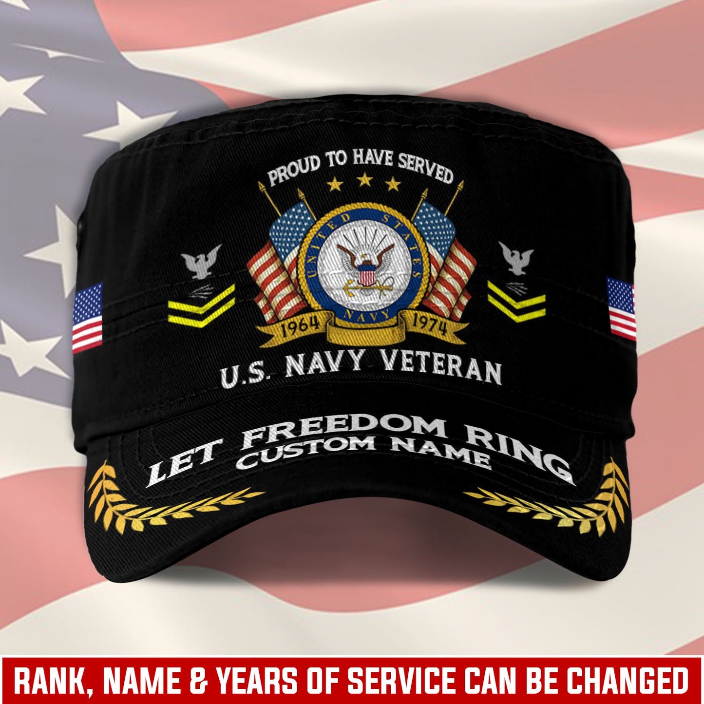 US Navy – Military Cap - Elite Service Emblem