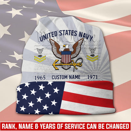 US Navy – Beanie Hat – Stars & Stripes Veteran