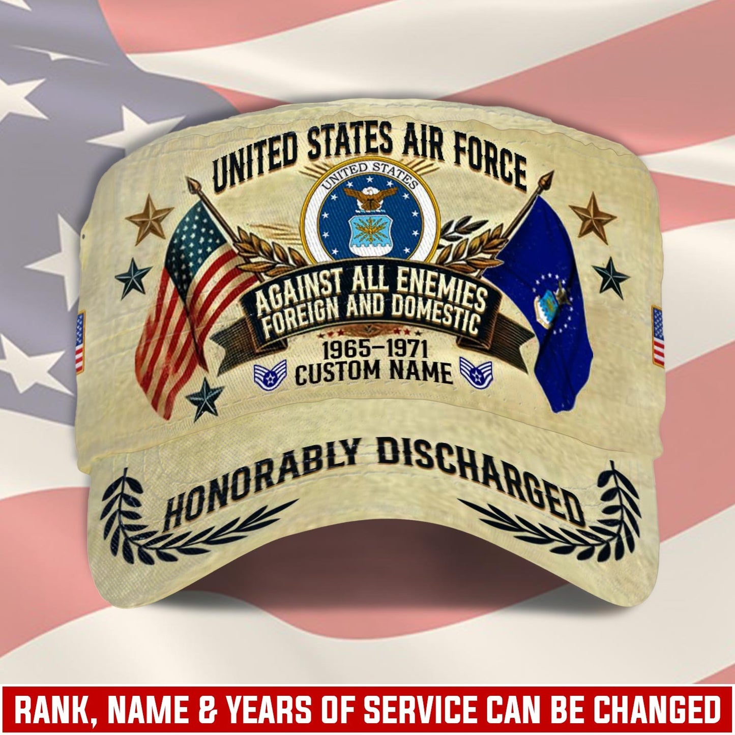 US Air Force – Military Cap -  Timeless Service Badge