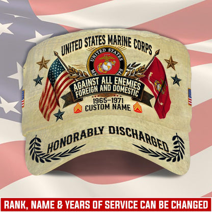 US Marine Corps – Military Cap -  Timeless Service Badge