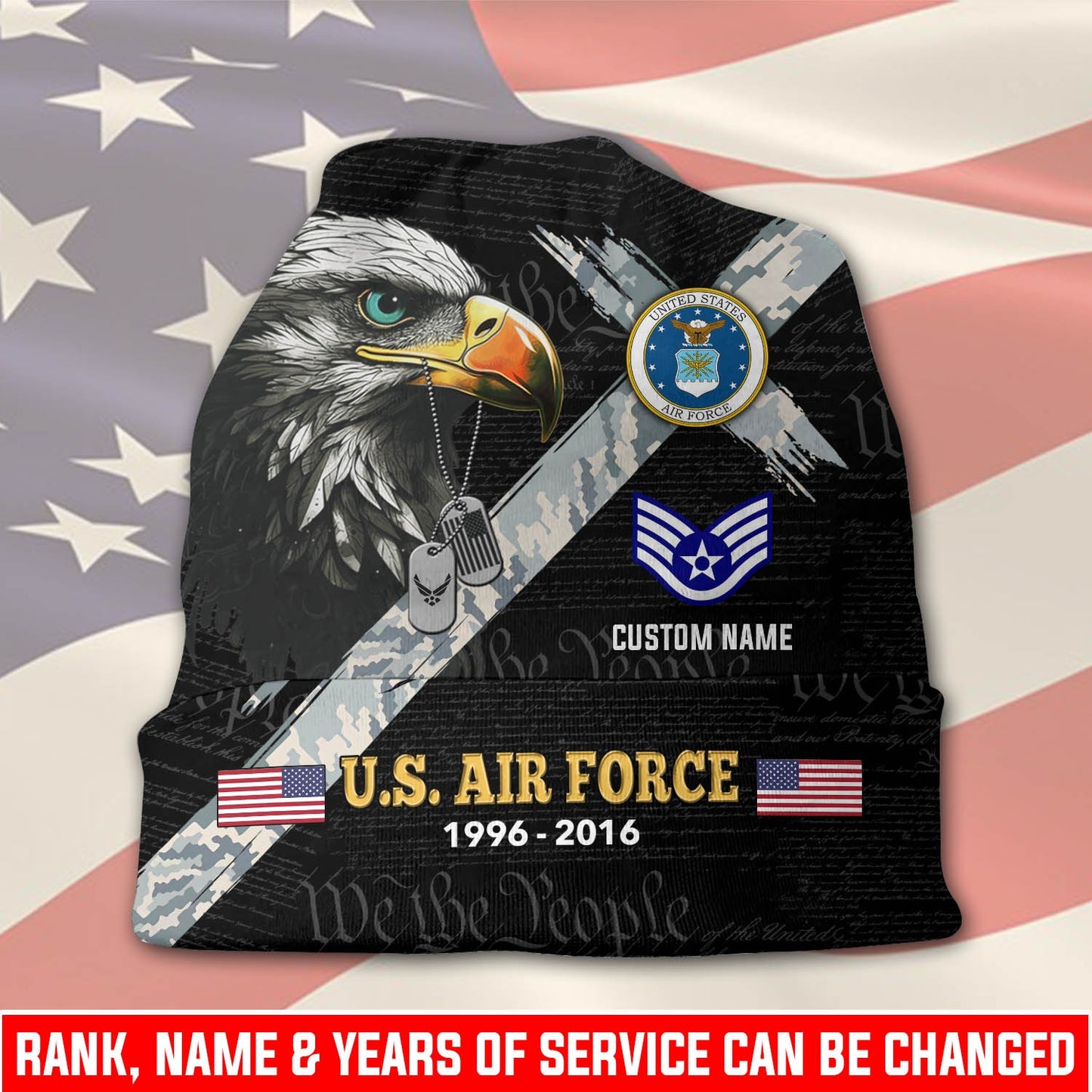 US Air Force – Beanie Hat – Patriot Eagle Veteran
