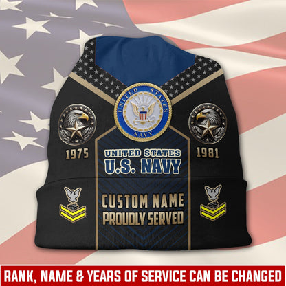 US Navy – Beanie Hat – Proudly Served Edition