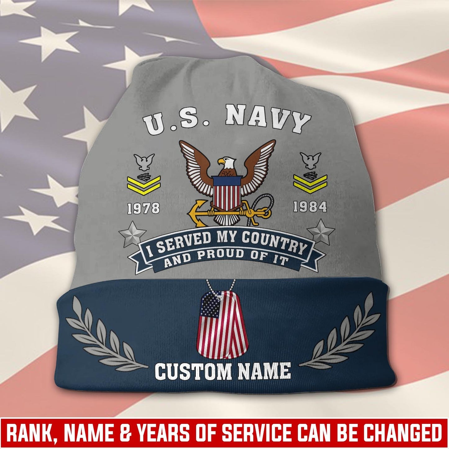 US Navy – Beanie Hat – Proud Patriot Edition
