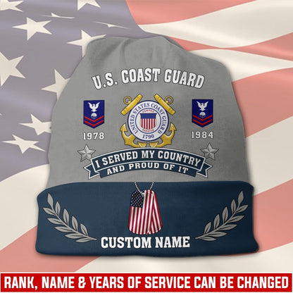 US Coast Guard – Beanie Hat –  Proud Patriot Edition