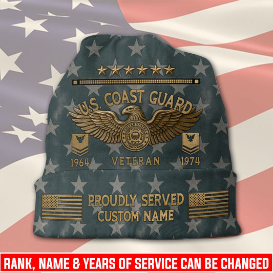 US Coast Guard – Beanie Hat – Stars & Valor Crest