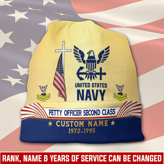 US Navy – Beanie Hat – Faith & Service Tribute
