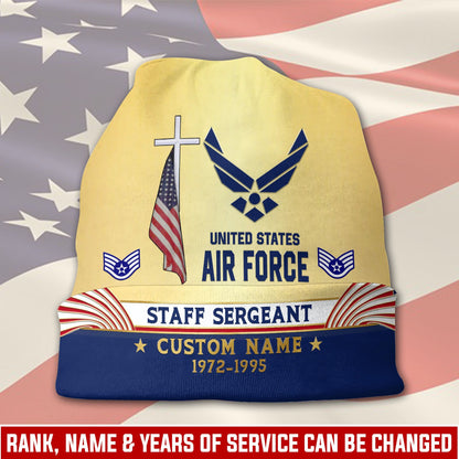 US Air Force – Beanie Hat – Faith & Service Tribute