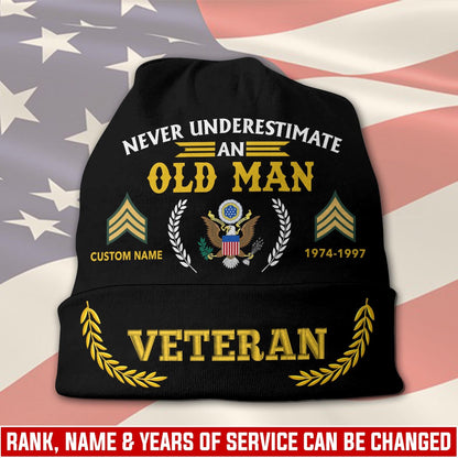 US Army – Beanie Hat – NEVER UNDERESTIMATE