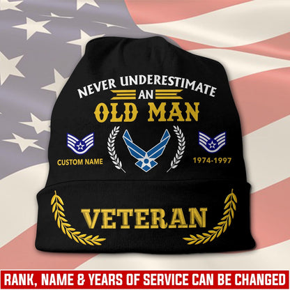 US Air Force – Beanie Hat – NEVER UNDERESTIMATE