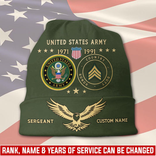 US Army – Beanie Hat – Dual Honor Veteran
