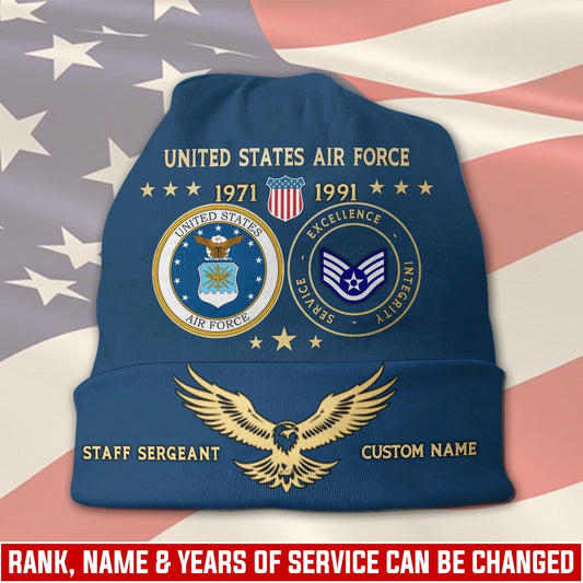 US Air Force – Beanie Hat – Dual Honor Veteran