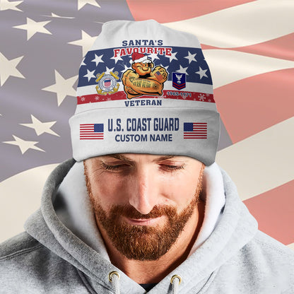 US Coast Guard – Beanie Hat – Santa’s Favorite Veteran