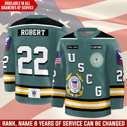 US Coast Guard – Hockey Jersey – Veteran