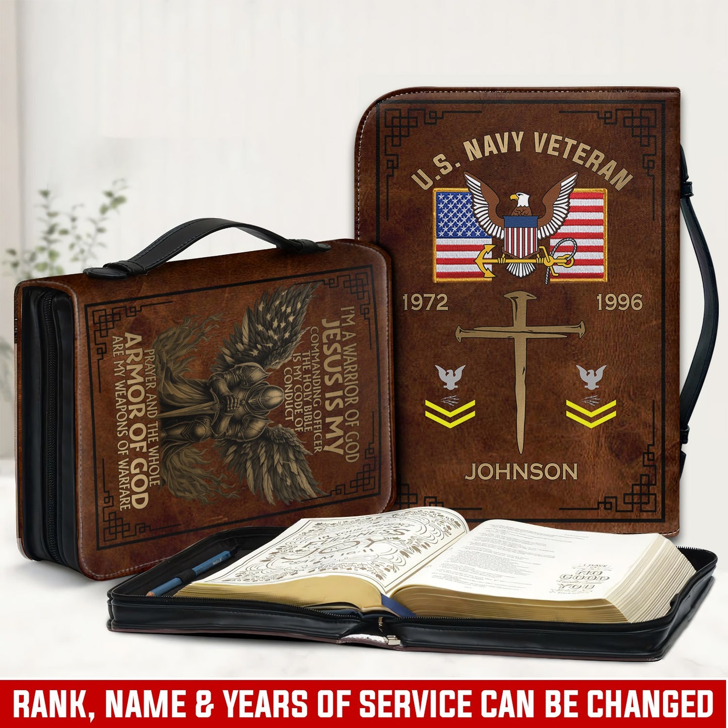 US Navy – Bible Cover – Armor Of God